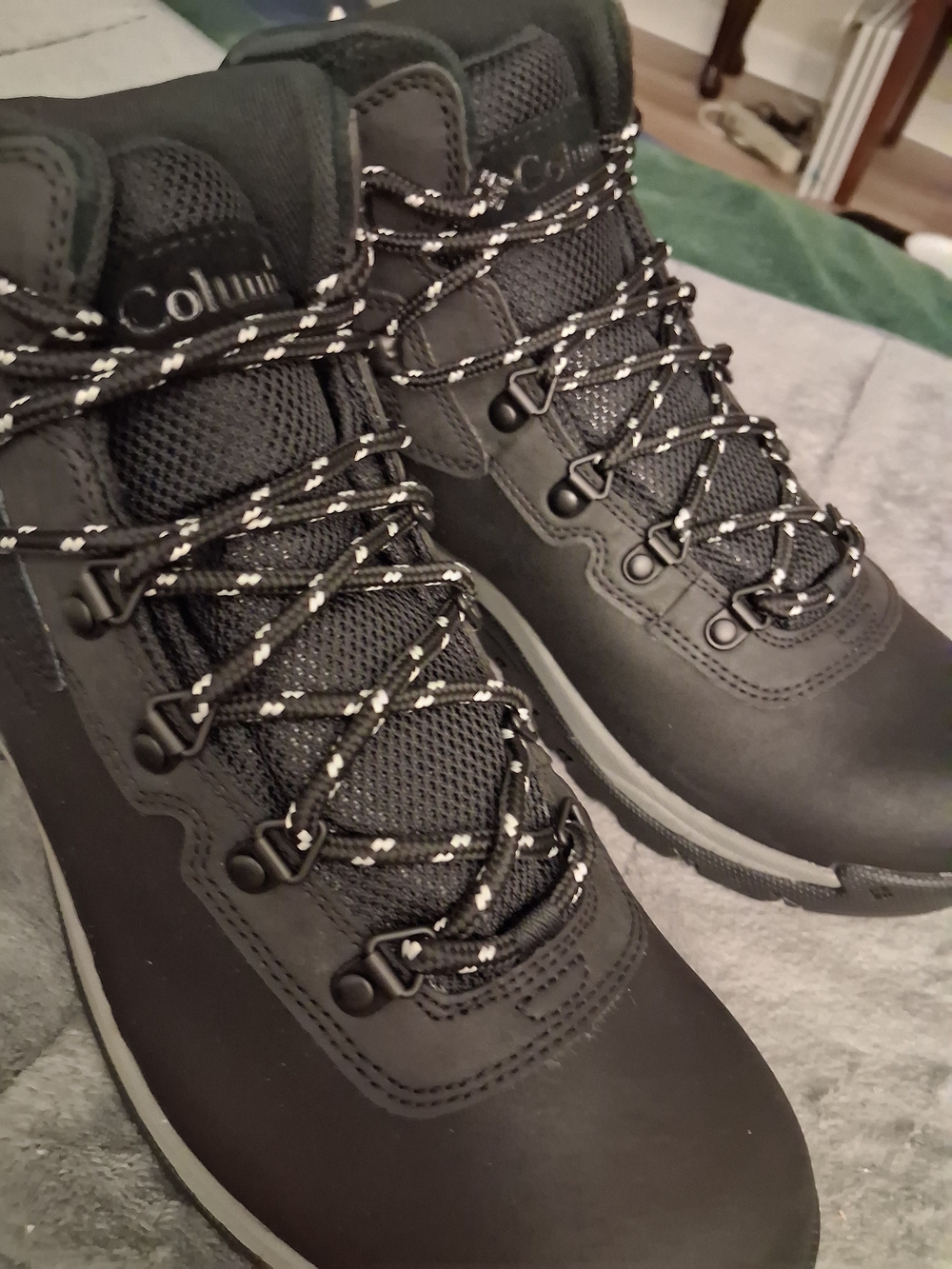 Columbia Black Waterproof Hiking Boots Newton Ridge Plus US Women's 10.5